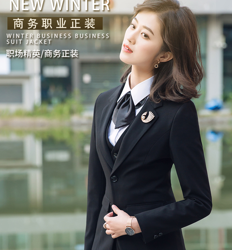 廈門(mén)女士西裝定制-時(shí)尚彈力雙扣